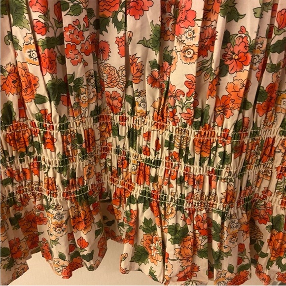 Floral Ruffle Sleeve Top - Picture 3 of 6